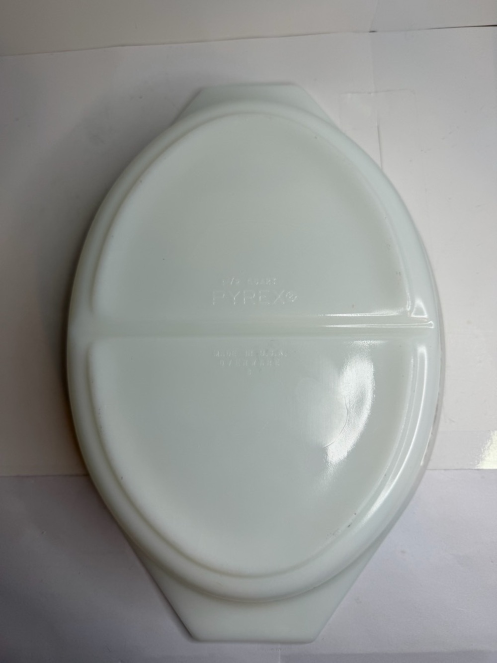 Vintage Pyrex Town & Country 1.5 QT Divided Casserole Dish #063 – NO LID - Picture 8 of 9